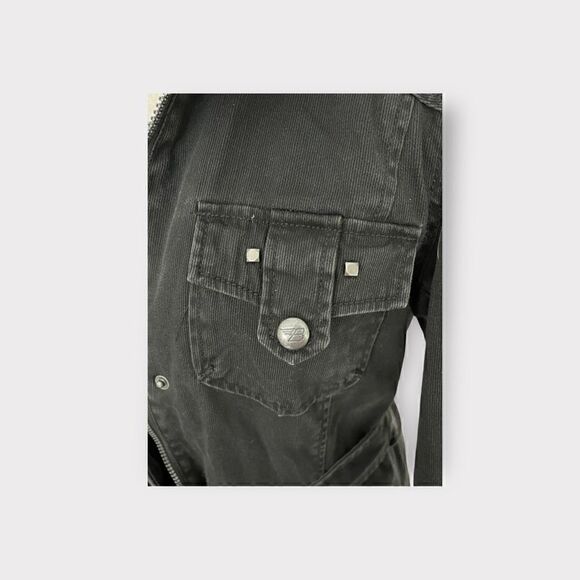 Buffalo 5 Women’s Heavyweight Poly/Cotton Zip-Up Snap Front Jacket Size Medium - Picture 3 of 15